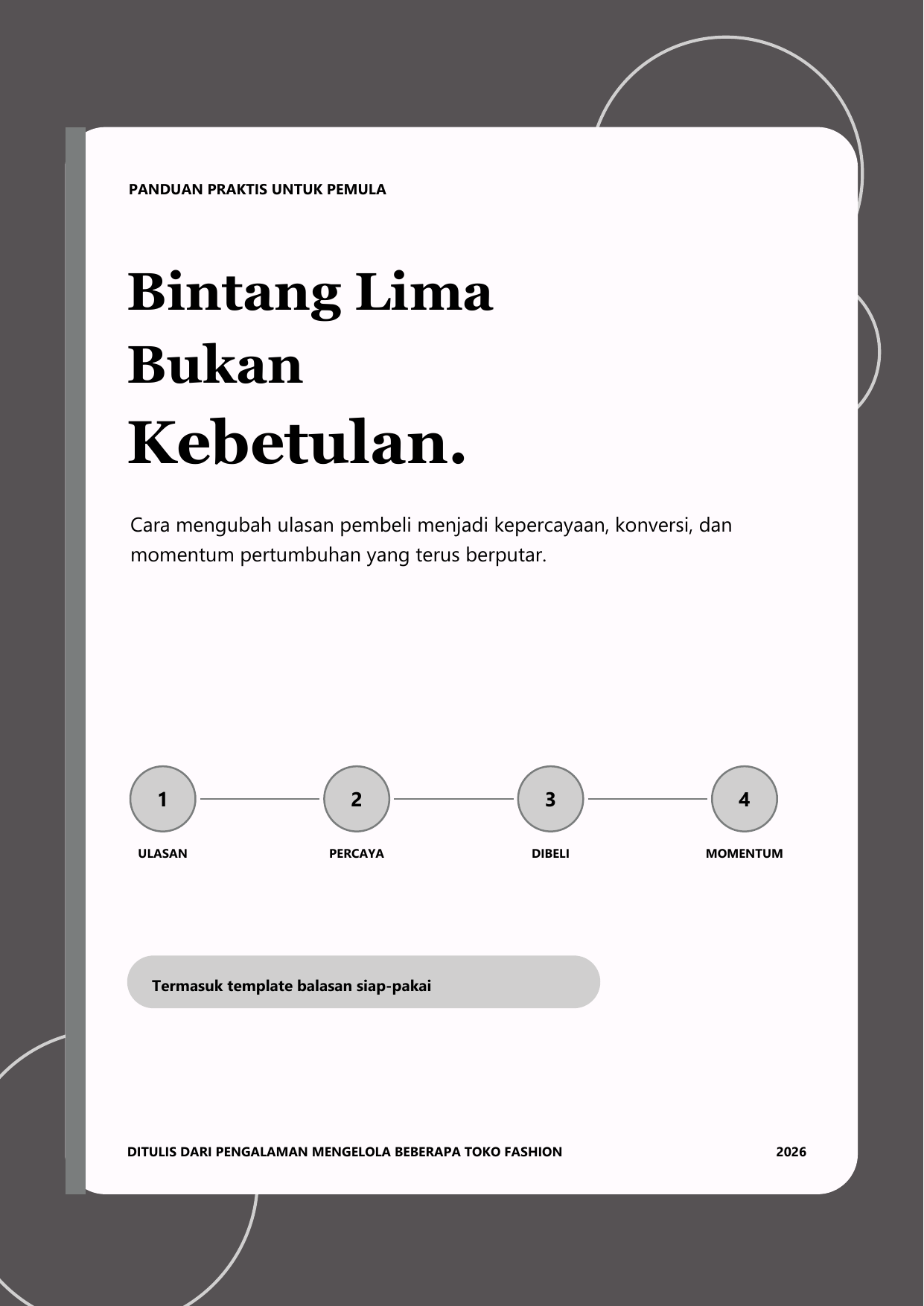 Sampul Bintang Lima Bukan Kebetulan